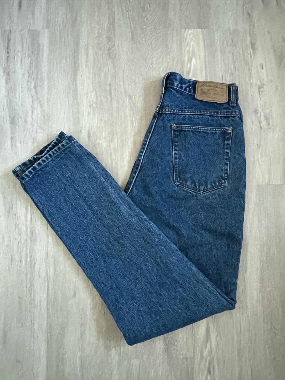 Eddie Bauer Women Straight Dark Blue Jeans 12